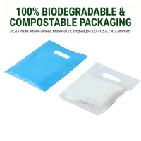 Sac à fermeture éclair givré recyclable compostable directement en usine emballage personnalisé sacs à glissière en plastique transparent pour vêtement