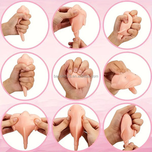 Jouet anti-stress en forme de poisson moche de dessin animé, 12 cm, mignon, souple et extensible, pour filles, sans liquide ni gel - Product Image 4