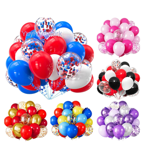 Venta al por mayor Yuyun 30PCs Látex Lentejuelas Serigrafía Globos de Navidad para la fiesta Decoraciones navideñas para la frontera - Product Image 3