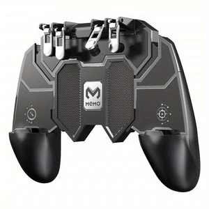 PUBG artefakt için hızlı yardımcı çekim düğmesi ile altı parmak bağlantı mobil oyun denetleyicisi joystick ve oyun için standı - Product Image 5