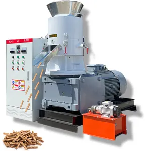 Machine à granulés de bois industrielle sur le terrain Le moulin à granulés de bois pourrait fabriquer des granulés de bois comme combustible alternatif important dans les activités