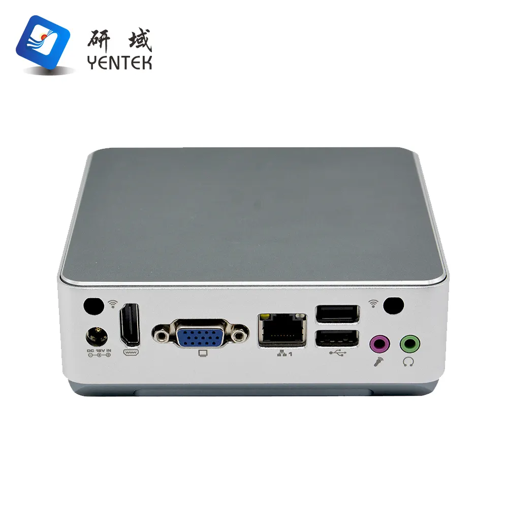 Raffreddamento senza ventola J4105/J4125/5205U NUC Computer Desktop mini pc