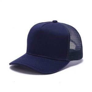 Casquette de baseball unisexe en tissu polyester/coton uni à 5 panneaux avec broderie 3D promotionnelle - Product Image 6