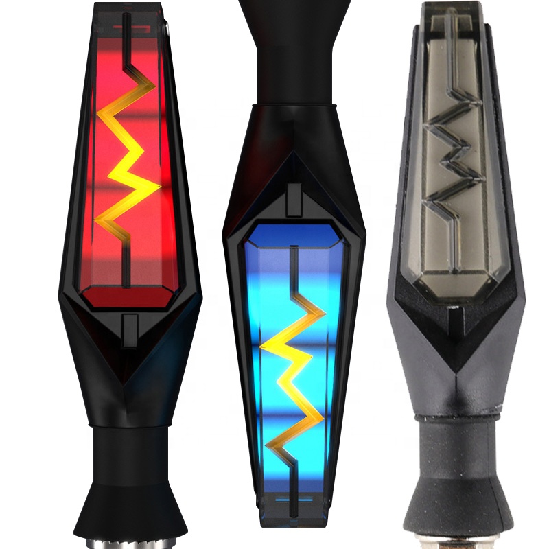 Уникальная прочность, гибкие резиновые светодиодные лампы для мотоциклов, сигналы поворота, подходят под заказ, крутая модная Стробоскопическая Светодиодная лампа для мотоциклов