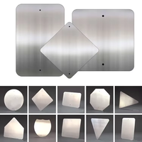 Plaques métalliques vierges personnalisables pour sublimation DIY, supports vierges en aluminium pour transfert thermique, pour enseignes publicitaires