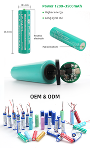 แบตเตอรี่ลิเธียม 18650 ขายส่ง ความจุ 3.7v 1800mah 2200mah 2500mah 2600mah 2900mah 3000mah 3400mah 3500mah - Product Image 4