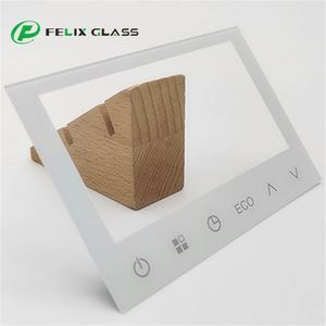 แผงกระจกนิรภัยแบบพิมพ์ซิลค์สกรีน FELIX สำหรับหน้าจอแสดงผลอุตสาหกรรม พร้อมเคลือบ AR และ AF - Product Image 1