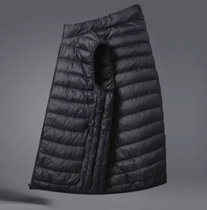 Gilet en duvet de canard blanc unisexe pour l'automne et l'hiver, imperméable, coupe-vent, gilet d'extérieur respectueux de l'environnement - Product Image 5