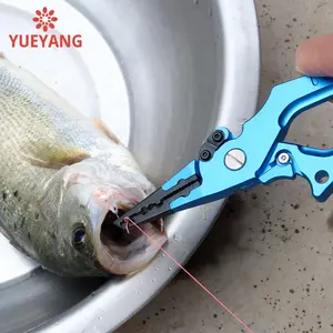 YUEYANG rosso/blu/nero 110g rinforzare in acciaio inossidabile multifunzionale Fish Grip remover lenza per bloccare le pinze per pesci