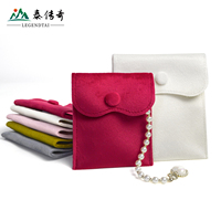 Pochette à bijoux carrée légère en velours multicolore avec rabat et bouton-pression, plusieurs tailles, sac à bibelots, logo personnalisé, bracelet, pendentif, cadeau, vente en gros