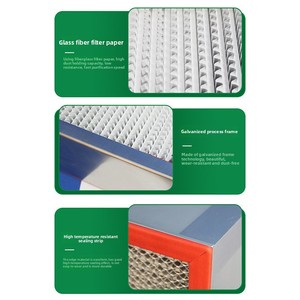 เครื่องปรับอากาศห้องสะอาดแบบไร้ฝุ่นพร้อมแผ่นกรอง HEPA และแผ่นกั้นอะลูมิเนียม  พร้อมแผ่นกรองประสิทธิภาพสูง H13/H14 - Product Image 3