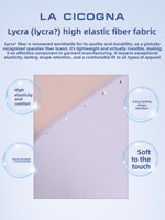 LA CICOGNA Robe de ballet pour filles, collection Printemps/Été, haut en Spandex/Nylon style raglan, design professionnel avec empiècements, pour gymnastique