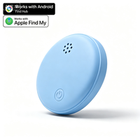 Traceur BLE étanche double système anti-perte pour Apple Find My et Google Find My Device, avec pile CR2032 remplaçable, vente en gros