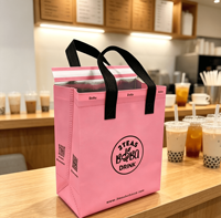 Sacs isothermes jetables en gros pour la livraison de nourriture, petits sacs isothermes pour boissons, vin, restaurant, service à emporter