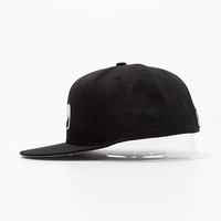 Sombreros de ala plana de béisbol personalizados, gorra Snapback de 6 paneles con diseño de logotipo bordado elástico ajustado