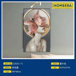 All'ingrosso 40x60cm stampa artistica di cristallo su cornice in oro nero cofanetto da 24 pezzi per la decorazione della casa - Product Image 1