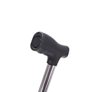 Bastón ajustable de acero inoxidable, ligero, para personas mayores y pacientes en rehabilitación, con agarre de plástico, Hengshui - Product Image 1