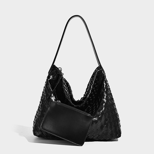 Sac à bandoulière élégant français tissé à <span class=keywords><strong>la</strong></span> main en PU <span class=keywords><strong>de</strong></span> qualité, sac décontracté pour l'extérieur, idéal pour <span class=keywords><strong>les</strong></span> jeunes femmes et <span class=keywords><strong>les</strong></span> amateurs <span class=keywords><strong>de</strong></span> mode - Product Image 2