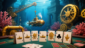 Cartes à jouer Mysterious Magical Steampunk Style Retro Full Adventure Thème Océan pour Jeu de Cartes Papier Guide <span class=keywords><strong>Carte</strong></span> Personnalisée - Product Image 3