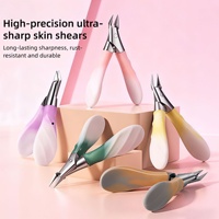 Coupe-cuticules professionnel ultra-affûté en acier inoxydable résistant à la rouille, outil de manucure et pédicure pour salon