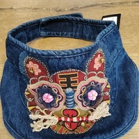 Gorra de Béisbol Bordada con Diseño de Cara de Tigre, Estilo Chino, Ajustable, de Mezclilla, Casual, para Verano, Protección Solar, para Viajes