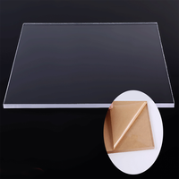 Feuille d'acrylique transparente de qualité optique avec film double face pour blindage personnalisé en plexiglas