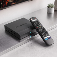 Direkt vom Hersteller XS97 Smart Pro Kompakte TV-Box Android TV-Box mit Gigabit-LAN-Anschluss Anpassbares Logo & Verpackung Unterstützt