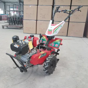 Traktor pertanian ringan, mesin bajak motor murah untuk pertanian