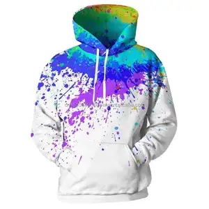 Oem Sublimatie Fleece Hoodies Grafisch Sweatshirt Unisex Kleding 3d Bedrukte Pullover Heren Hoodies Met Lange Mouwen