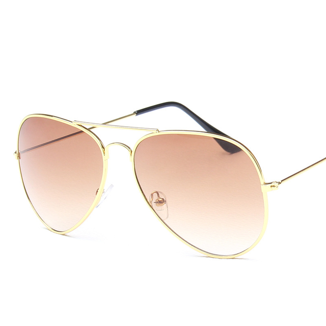 3026 Gradient Color Sunglasses Fashion Metal Frame Toad Sunglasses Sunglasses Eyewear