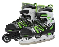 Patins à roulettes robustes avec cadre en acier, roues surdimensionnées 84A, roulements de précision Abec-7, patins pour terrains accidentés en extérieur