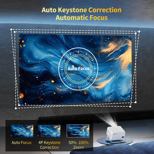 Projecteur vidéo intelligent Topleo 8K Android 14, projecteur LED portable, home cinéma 3D, courte portée, prise US, Proyector Cinemtico pour usage domestique - Product Image 6