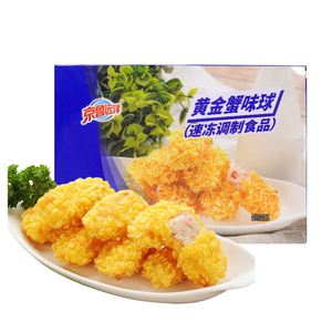 Безглютеновый хрустящий крабовый шарик сурими Крокет, жареный кукурузный ароматизатор, замороженный готовый Краб сурими в панировке - Product Image 1