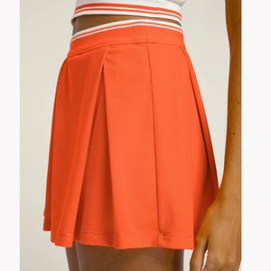 Ensemble de 2 jupes-culottes décontractées imprimées, résistantes aux UV, légères, à taille haute, plissées, pour le sport et le tennis - Product Image 2