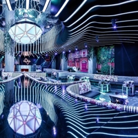 Mobilier de luxe pour boîte de nuit et club de strip-tease, ensemble de canapés en cuir pour salon de discothèque avec motifs imprimés