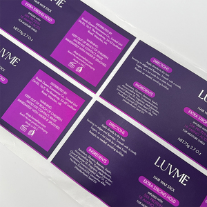 Cosmetic Waterproof <strong>Labels</strong> for Shampoo/Perfume Bottles, Pearlized <strong>Film</strong>, Soft Touch Coating, Custom Sizes - Product Image 2