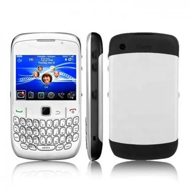 Voor Blackberry Curve 8520 Originele Zeer Goedkope Eenvoudige Qwerty Full Keyboard Bar Mobiele Telefoon