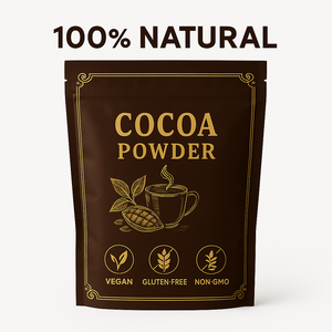 Complément Alimentaire en Poudre de Chocolat au Cacao à Base de Gentiane pour Adultes et Adolescents, Soutien Immunitaire, Saveurs Blanc/Noir/Lait, Dose de <span class=keywords><strong>5g</strong></span>, 500g par Bouteille - Product Image 5