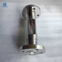 Rotámetro de Tubo de Vidrio con Revestimiento de PTFE y Acero Inoxidable OEM para Medir Ácido Clorhídrico, Ácido Sulfúrico y Ácido Acético a Baja Concentración