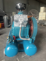 Compresseur d'air à piston diesel portable haute pression 2V4.0/5 pour utilisation avec un marteau-piqueur