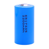 Ventas calientes Tipo de energía ER17335 Batería primaria 3,6 V 2200mAh 2/3A Tamaño Batería de celda seca de litio