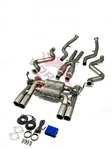 Vortex ระบบท่อไอเสียสเตนเลสสตีลแบบ catback วาล์วอิเล็กทรอนิกส์ valvetronic ควบคุมระยะไกลสำหรับ M3 E92 E93 4.0L โรงงาน - Product Image 3