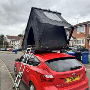 Tente de toit de luxe tout-terrain pour 1 à 3 personnes, imperméable, en polyester et alliage d'aluminium, avec échelle, pour le camping en plein air - Product Image 3