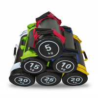 Sac de sable robuste pour entraînement de force, multi-poignées, imperméable, résistant à l'usure, pour CrossFit, salle de sport à domicile, fitness