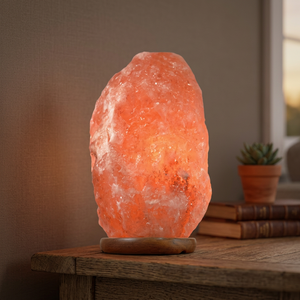 Lámpara de Sal Rosa del Himalaya OEM, 100% Natural, Tallada en Cristal de Roca, Estilo Pakistaní, Impermeable, Artesanía Natural de Alta Calidad - Product Image 1