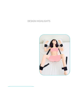 Kissen schützen Hals offenes Bein Binde gürtel Bett Sklave Fesseln Handschellen Sex Bett fesseln Körper kissen für Erwachsene Bondage Sexspielzeug - Product Image 3