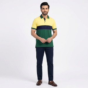Camisetas de polo con logotipo personalizado para hombre, camisetas de polo de corte clásico de algodón de manga corta de verano, camisetas de golf de moda de diseño básico informal - Product Image 1