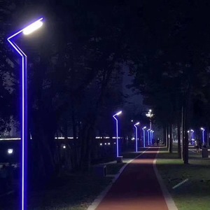 Farola Solar de 3m 4m de Aleación de Aluminio, Lámpara LED de Energía Solar, Iluminación Exterior para Jardín, Paisaje y Caminos - Product Image 1