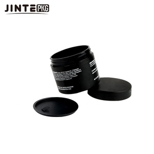 Bocaux personnalisés à double paroi en plastique PP noir mat avec couvercle pour pot de crème cosmétique pour le visage pour les soins de la peau pour hommes 30 50 <span class=keywords><strong>gr</strong></span> - Product Image 5