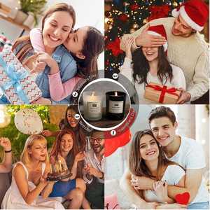 Venta al por Mayor de Frascos de Velas Personalizados, Caja de Regalo para Velas Aromáticas, Vela Perfumada de Vidrio de Lujo, Regalo Creativo de Alta Gama - Product Image 5